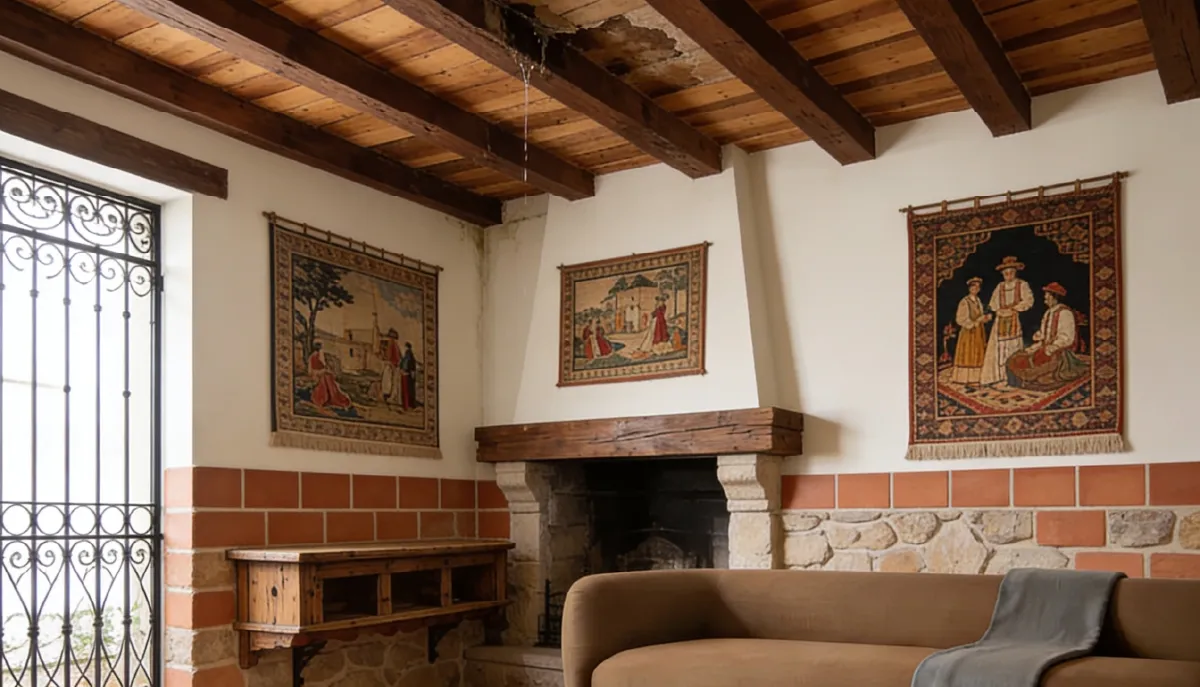 Humedad por filtración en vivienda de Tres Cantos