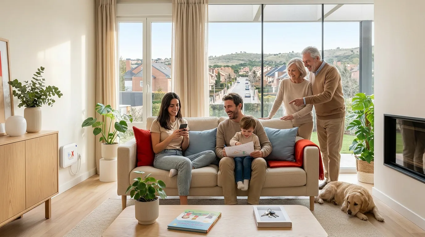 Técnico HUMIX Tres Cantos revisando una vivienda con humedad
